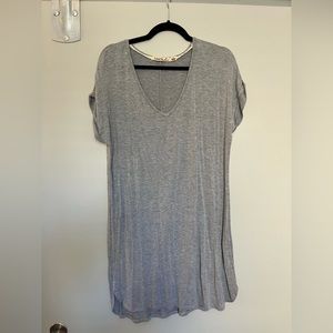 Gray T-shirt dress, Size L